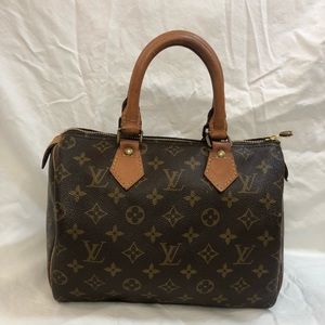 Authentic Vintage Louis Vuitton Speedy 25 Monogram